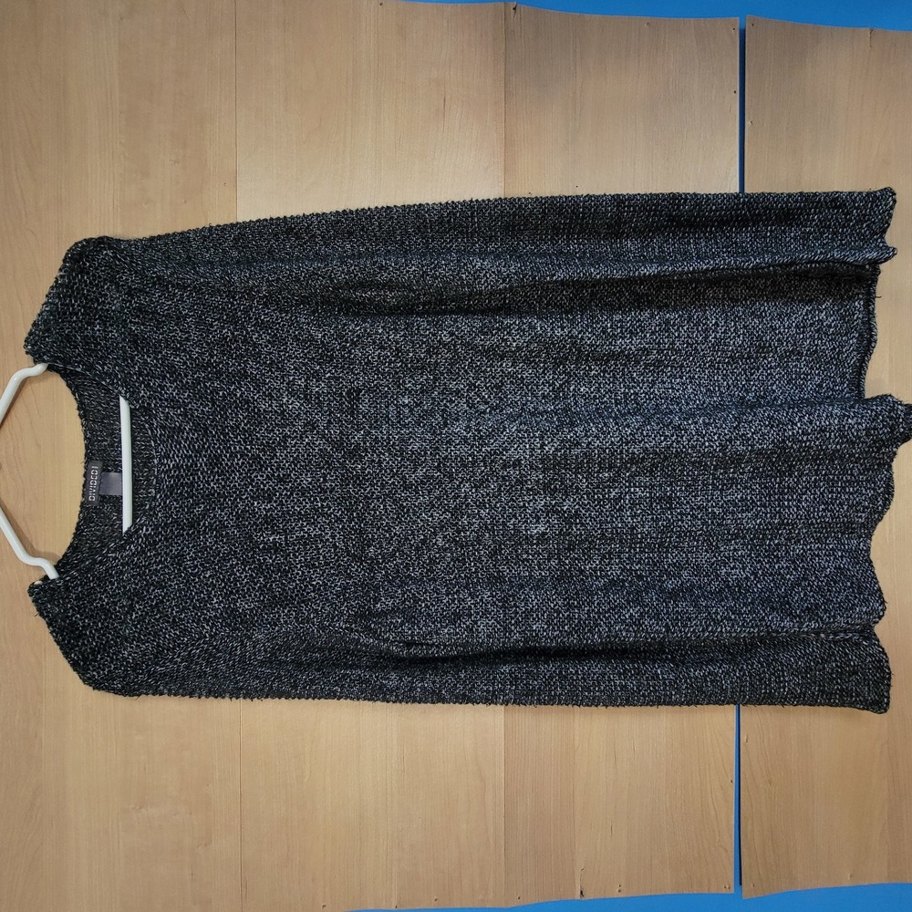 Divided | Small | Knit | Long Sleeve | Sweater | Mens | Gray | Black